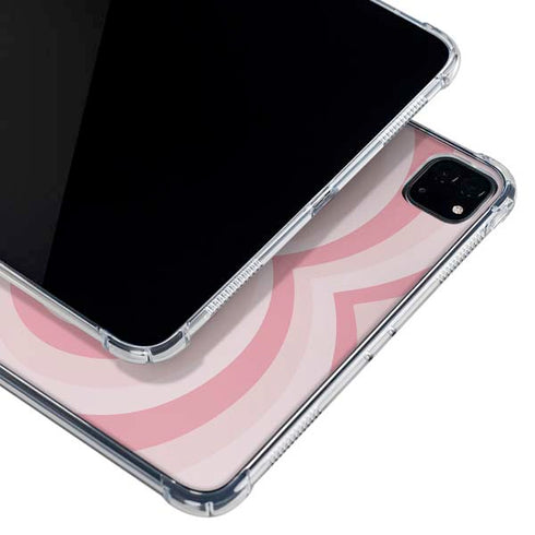 Pink Heart Pattern iPad Pro 11in (2024) Clear Case